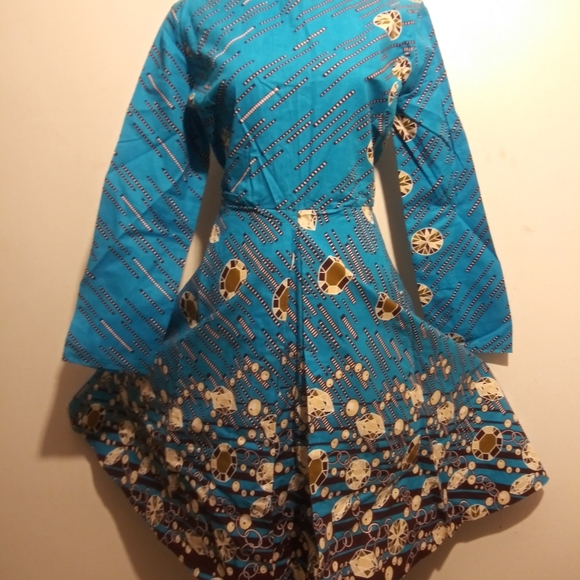 African Ankara Dress - Picture 3 of 7